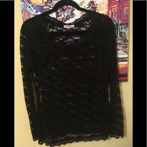 Bar lll Lace, layering top